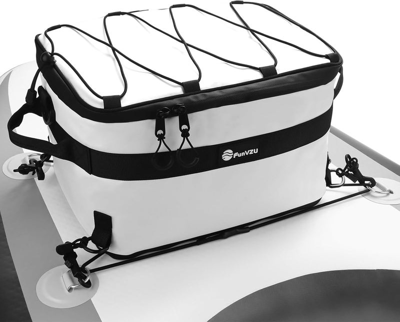 FunVZU Paddle Board Cooler - Waterproof SUP Cooler Bag for Stand Up Paddle Board and Kayak - Leakproof Inflatable Cooler for SUP Accessories - Essential Paddleboard Accessory for Water Storage - Image 1